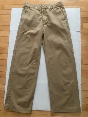 Levi’s Baggy Trousers wide straight leg-Chino cotton Pants in Tan/Khaki Size 27